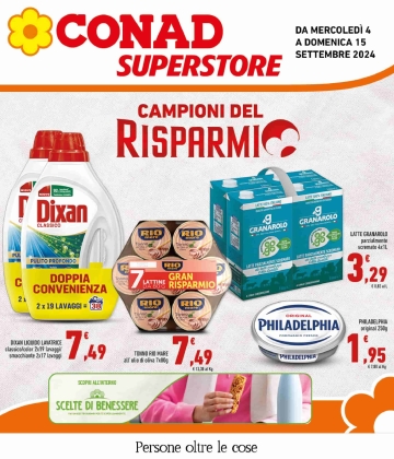 Conad SuperStore | Campioni del Risparmio